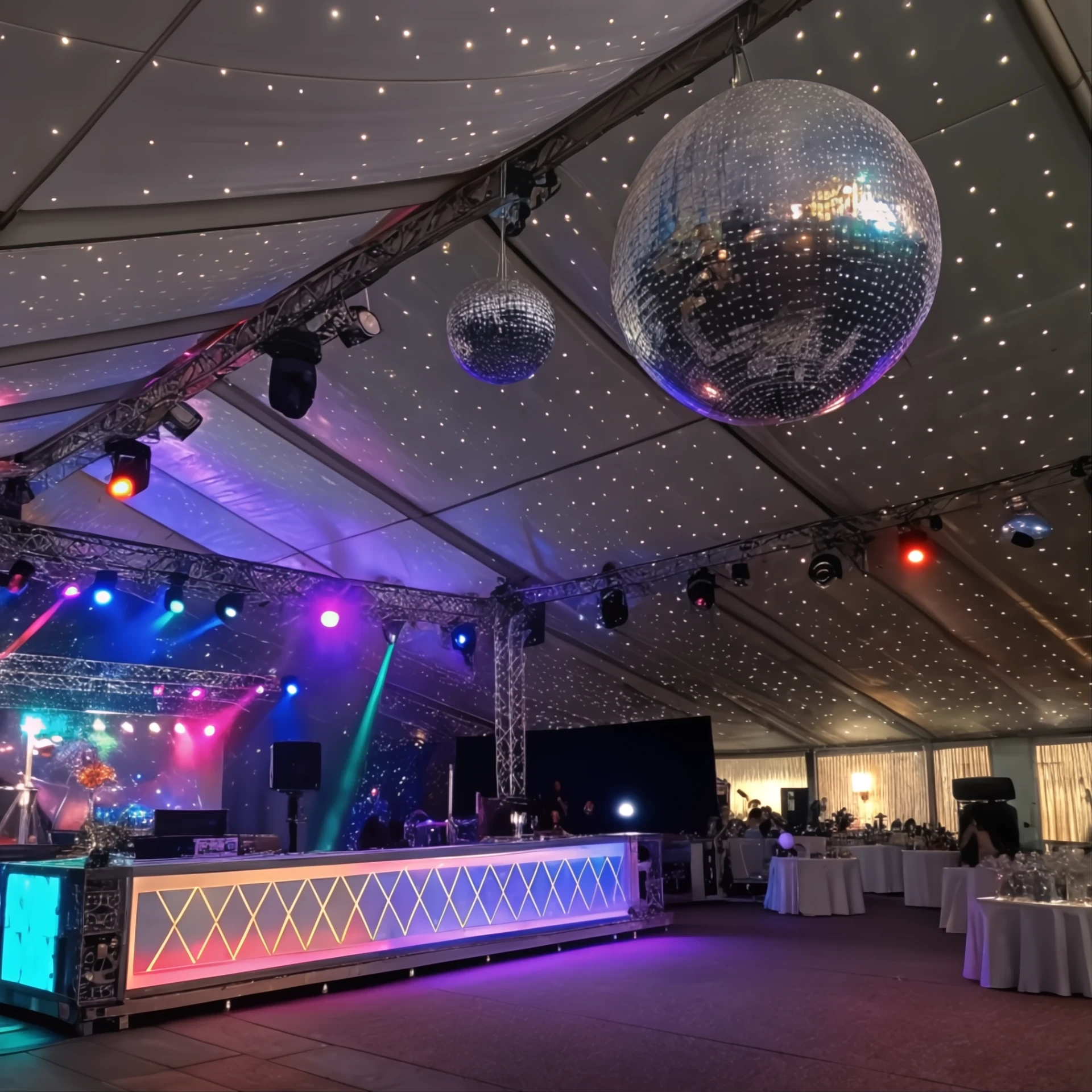 Studio 54 event tent